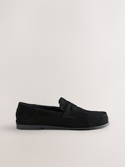 Black Forever Comfort®  Suede Loafers - Image 6 of 8