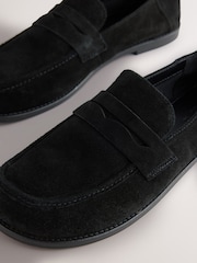 Black Forever Comfort®  Suede Loafers - Image 7 of 8