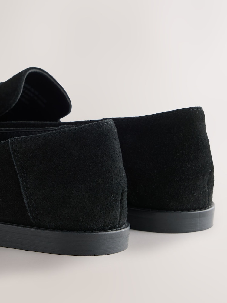 Black Forever Comfort®  Suede Loafers - Image 8 of 8
