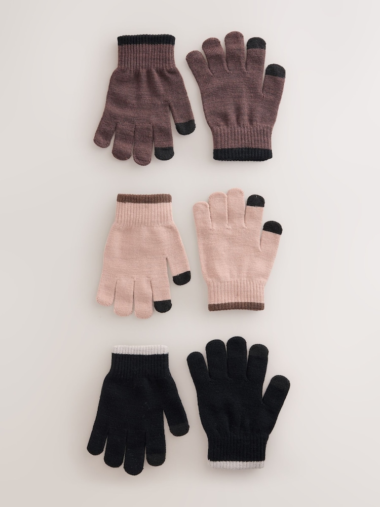 Brown Magic Gloves 3 Packs (3-16yrs) - Image 1 of 3 Brown Magic Gloves 3 Packs (3-16yrs) - Image 1 of 3