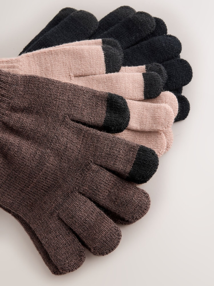 Brown Magic Gloves 3 Packs (3-16yrs) - Image 2 of 3 Brown Magic Gloves 3 Packs (3-16yrs) - Image 2 of 3