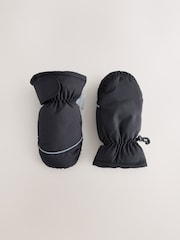 Black Ski Mitten Gloves (3mths-6yrs) - Image 1 of 3