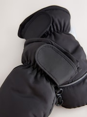 Black Ski Mitten Gloves (3mths-6yrs) - Image 3 of 3