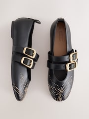 أسود - أحذية ماري جين مرصعة من تشكيلة Forever Comfort® - Image 1 of 10