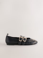 أسود - أحذية ماري جين مرصعة من تشكيلة Forever Comfort® - Image 7 of 10