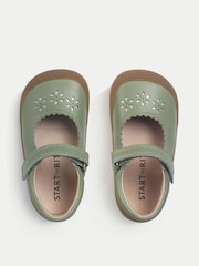Start-Rite Green Eva Leather Mary Jane First Walking Shoes - Image 2 of 6