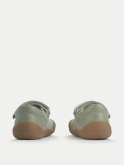 Start-Rite Green Eva Leather Mary Jane First Walking Shoes - Image 5 of 6