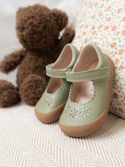 Start-Rite Green Eva Leather Mary Jane First Walking Shoes - Image 6 of 6