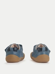 Start-Rite Blue Harvest Leather Toddler First Walking Shoes - Image 4 of 7
