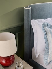 Nina Campbell Clabon Indigo Blue Willis Bed Frame - Image 3 of 5