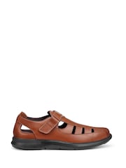 Hotter Brown Marlin Touch-Fastening Outdoors Slippers - Image 1 of 4