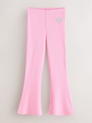 Little Bird by Jools Oliver Pastel Rainbow Ribbed Jersey Kickflare Leggings 5 Pack - Image 2 of 13