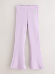 Little Bird by Jools Oliver Pastel Rainbow Ribbed Jersey Kickflare Leggings 5 Pack - Image 7 of 13