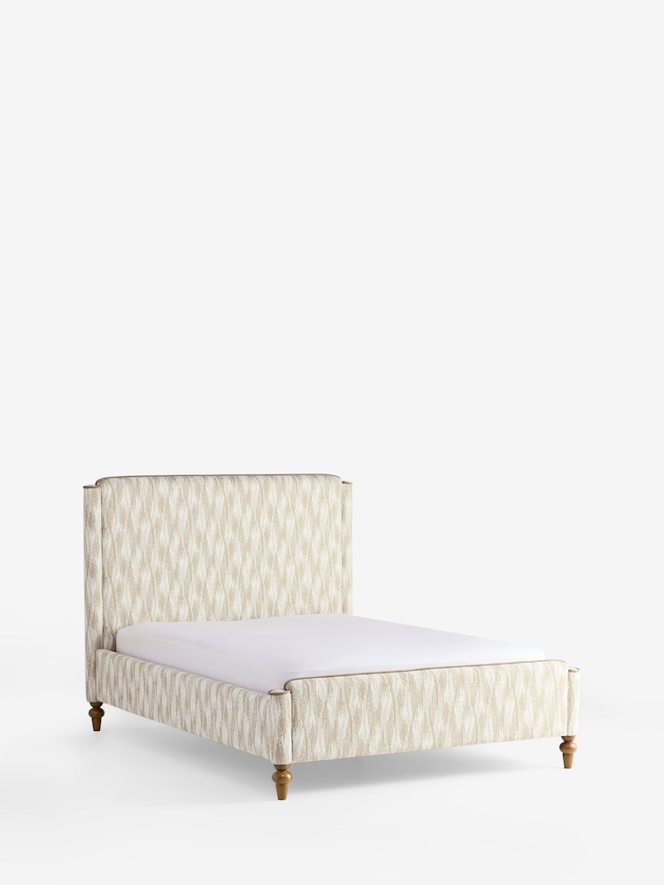 Nina Campbell Rowan Ikat Natural Willis Bed Frame - Image 6 of 6 Nina Campbell Rowan Ikat Natural Willis Bed Frame - Image 6 of 6