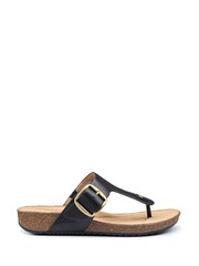 Hotter Black Standard Fit Resort Slip-On/Buckle Casual Sandals - Image 1 of 4