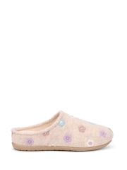 Hotter Blue Standard Fit Season Slip-On Slippers - Image 1 of 4
