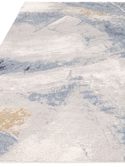 Asiatic Rugs Blue Stellar Brushstroke Rug - Image 4 of 6