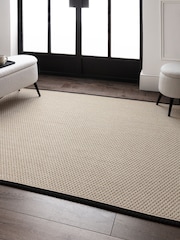 Asiatic Rugs Charcoal Cream Korra Double Loop Rug - Image 1 of 6