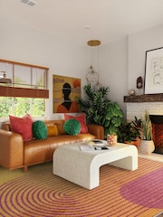 Asiatic Rugs Orange Muse Retro Rug - Image 1 of 6