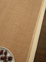 Asiatic Rugs Cream Linen Bordo Boucle Rug - Image 2 of 6