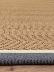 Asiatic Rugs Slate Cream Bordo Herringbone Rug - Image 3 of 6