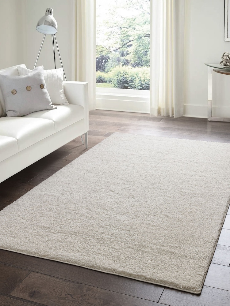Asiatic Rugs Ivory Super Snug Washable Rug - Image 1 of 6