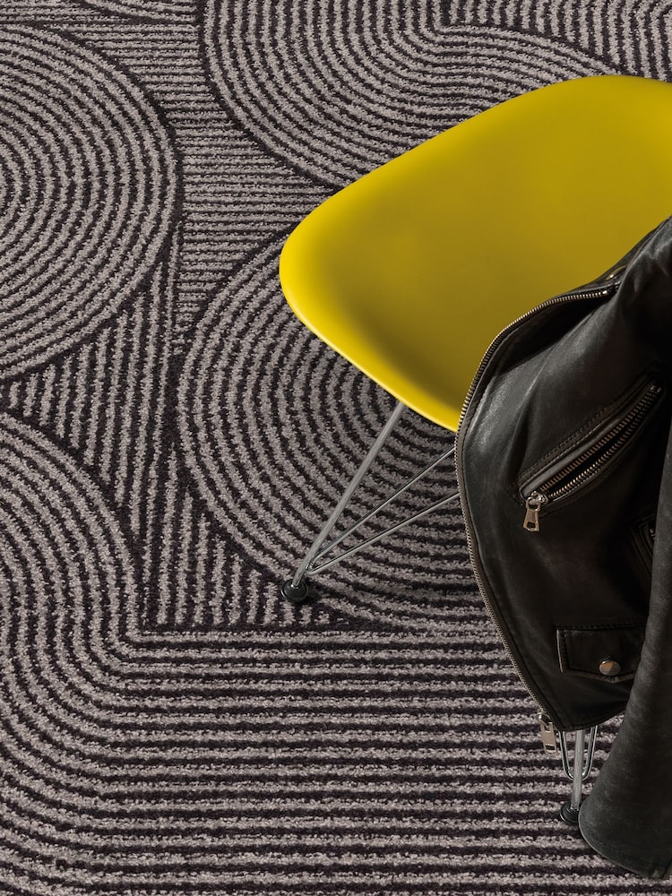 Asiatic Rugs Charcoal Muse Swirl Rug - Image 1 of 6