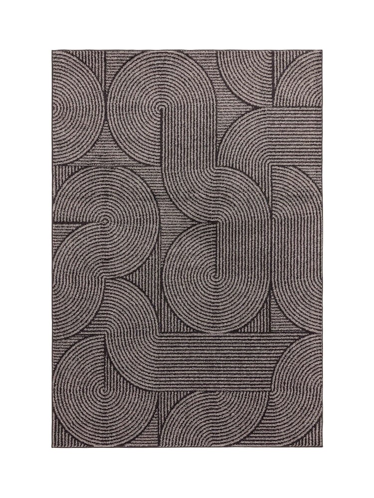 Asiatic Rugs Charcoal Muse Swirl Rug - Image 2 of 6
