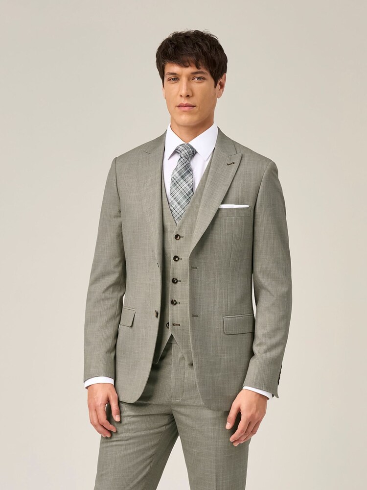 Жасыл - Жіңішке - Skopes арнайы тігілген қызыл костюм күртеше - 6суретінің 1 суреті