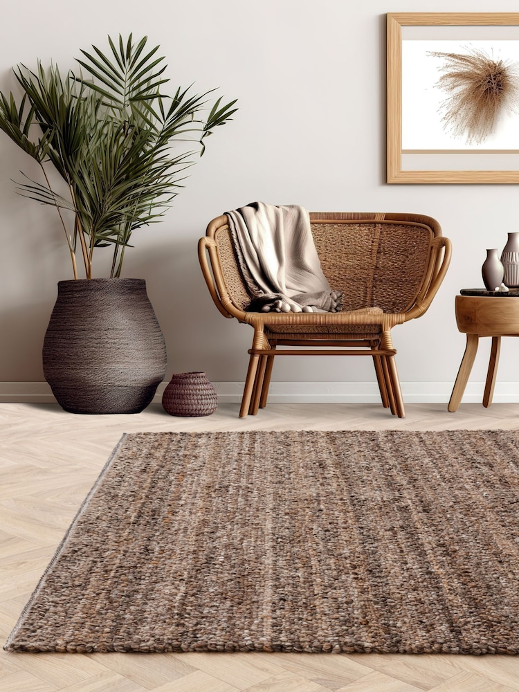 Asiatic Rugs Chocolate Brown Abbus Rug - Image 1 of 5