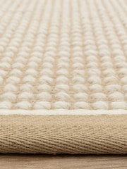 Asiatic Rugs Linen Cream Korra Loop Rug - Image 3 of 6