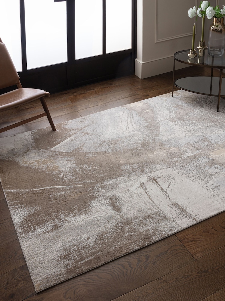 Asiatic Rugs Taupe Stellar Brushstroke Rug - Image 1 of 6