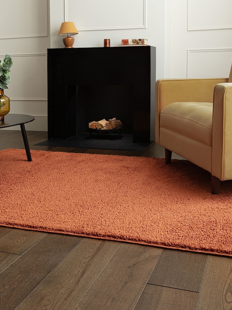 Asiatic Rugs Rust Super Snug Washable Rug - Image 1 of 6
