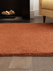 Asiatic Rugs Rust Super Snug Washable Rug - Image 2 of 6
