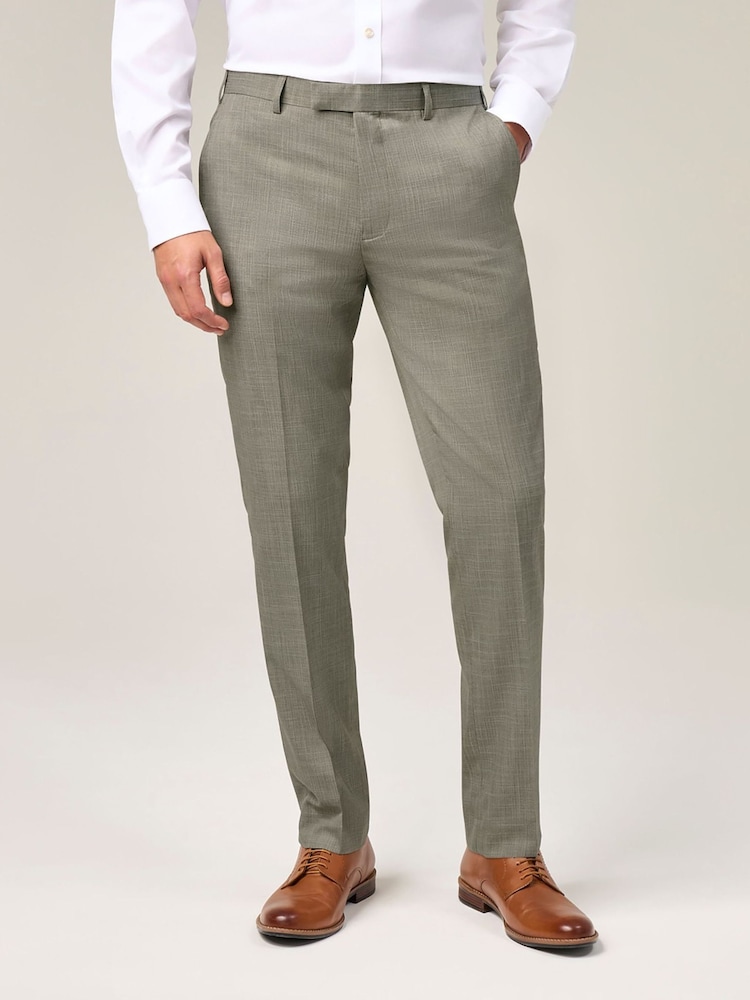 Skopes Green Tapered Fit Tailored Fit Redding Suit Trousers - Image 1 of 4