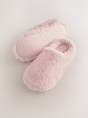 Pink Fur Mule Slippers - Image 4 of 6