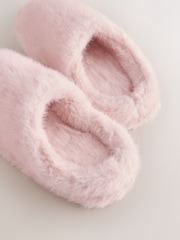 Pink Fur Mule Slippers - Image 5 of 6