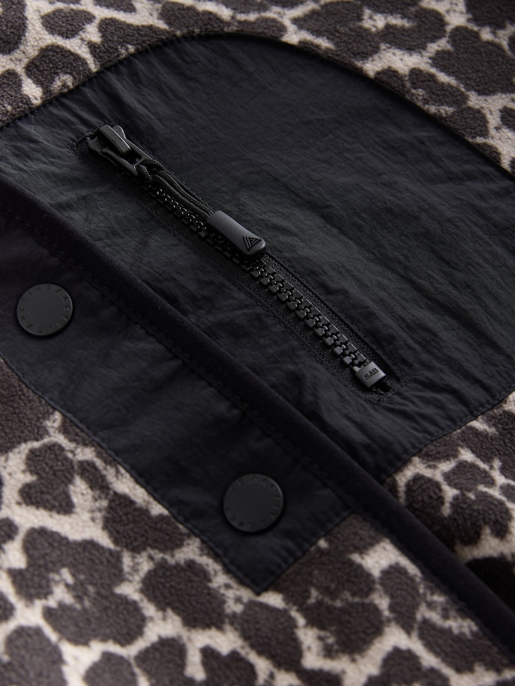 Animal Print Active Sport Fleece - Image 2 of 3 Animal Print Active Sport Fleece - Image 2 of 3