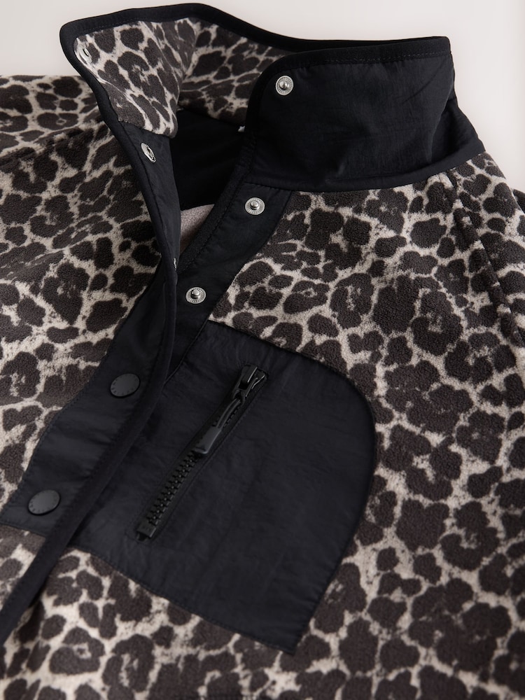 Animal Print Active Sport Fleece - Image 3 of 3 Animal Print Active Sport Fleece - Image 3 of 3