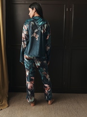 Petrol/Schmetterling - B by Ted Baker Cosy Pyjamas Set - Bild 3 von 6