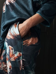 Petrol/Schmetterling - B by Ted Baker Cosy Pyjamas Set - Bild 4 von 6