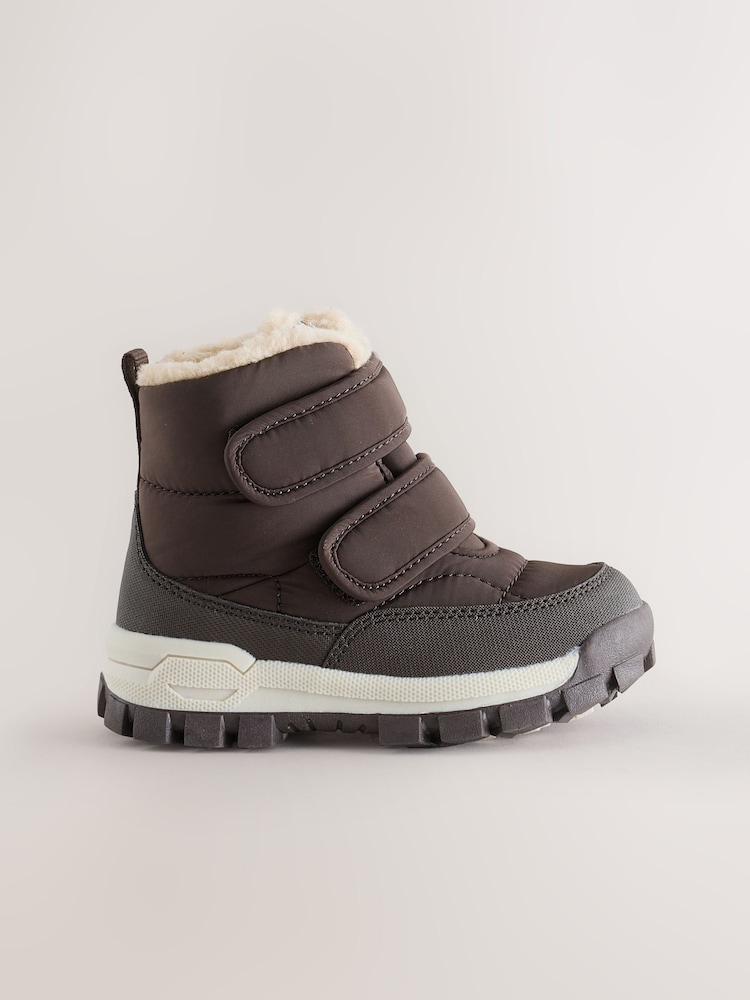 朱古力啡色 - Warm Lined Touch Fastening Walking Boots - 圖片 2/7 朱古力啡色 - Warm Lined Touch Fastening Walking Boots - 圖片 2/7