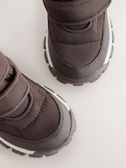 朱古力啡色 - Warm Lined Touch Fastening Walking Boots - 圖片 6/7
