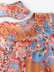 Never Fully Dressed Orange Mermaid Balloon Trousers Pyjamas - Image 12 of 12