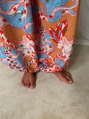 Never Fully Dressed Orange Mermaid Balloon Trousers Pyjamas - Image 6 of 12
