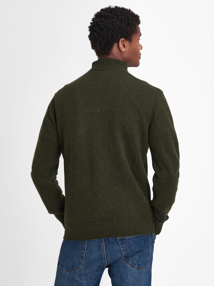 رداء بسحاب قصير من صوف الخراف موديل Essential من Barbour® - صورة 2 من 7 رداء بسحاب قصير من صوف الخراف موديل Essential من Barbour® - صورة 2 من 7