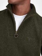 رداء بسحاب قصير من صوف الخراف موديل Essential من Barbour® - صورة 4 من 7