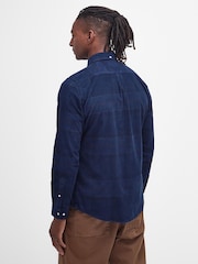 Barbour® Navy Blair Tartan Cord Shirt - Image 2 of 9