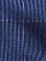 Barbour® Navy Blair Tartan Cord Shirt - Image 9 of 9