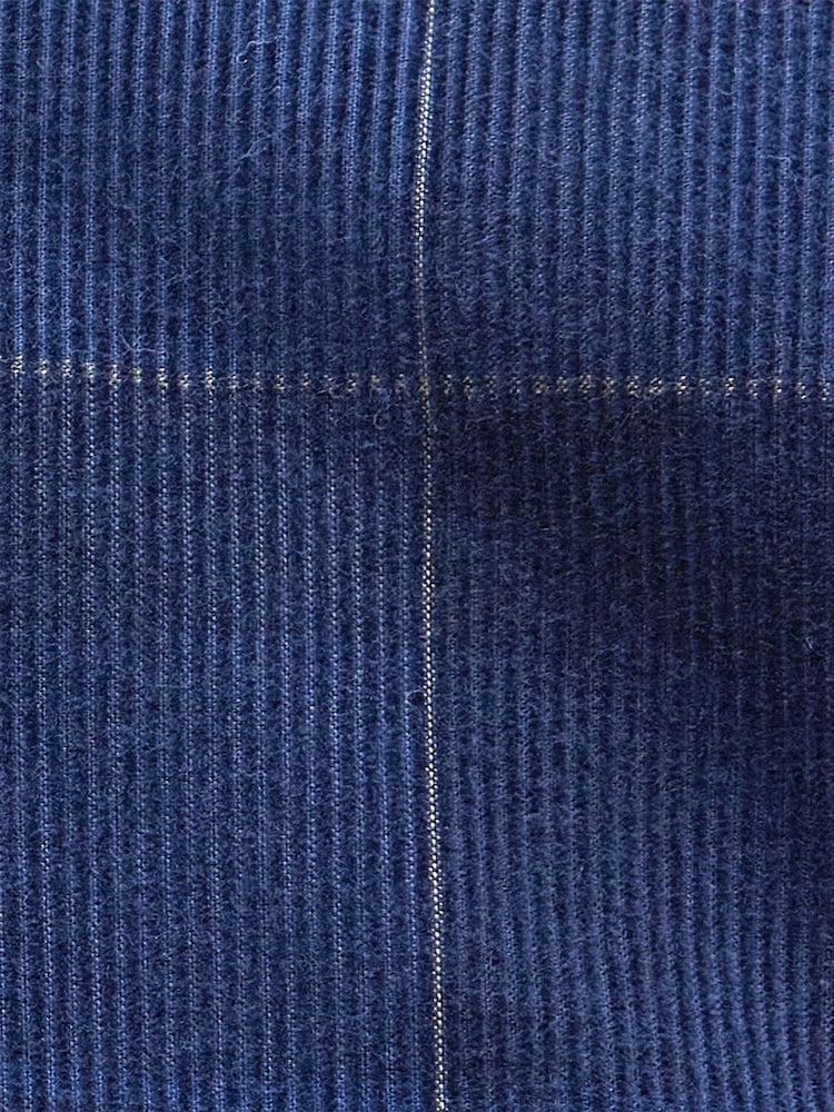 Barbour® Navy Blair Tartan Cord Shirt - Image 9 of 9